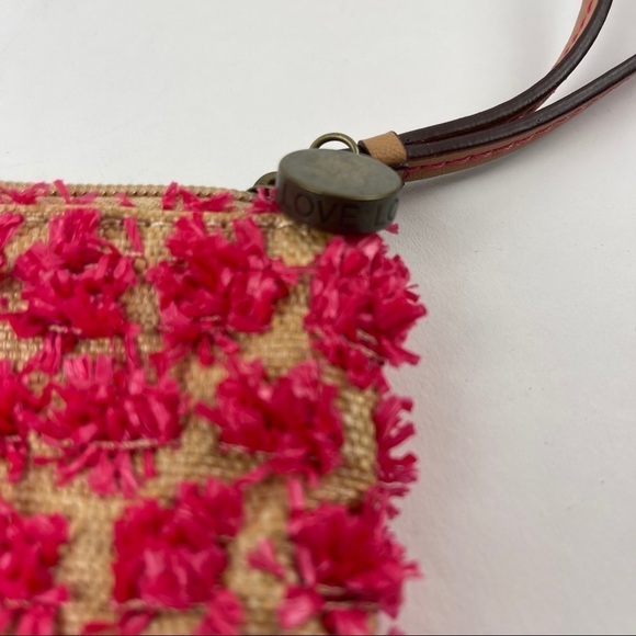 Live Love Loft Wristlet Tan and Pink - Picture 4 of 7